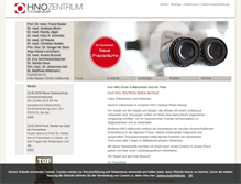 Tablet Screenshot of hno-zentrum-rheinneckar.de
